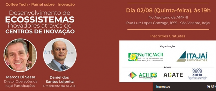 Marque na sua Agenda: Coffee Tech – Painel sobre Inovação na AMFRI